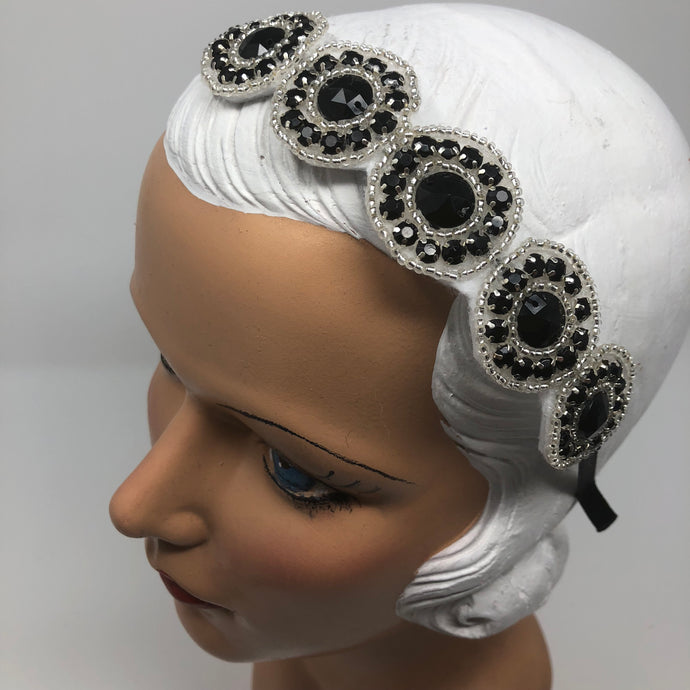 1960's Style Beaded Headband